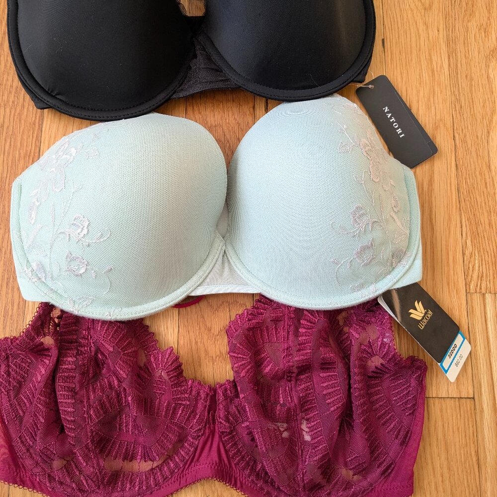 Wacoal and Natori Bras - 32 DDD - NWT
